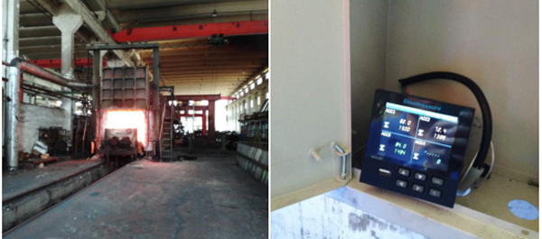 聯(lián)測(cè)儀表服役于淬火車間